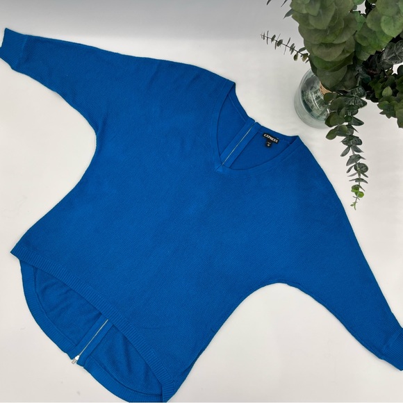 Express Hi Lo Sweater Extra Small - Picture 3 of 5